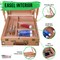 Large Beechwood French Easel, Adjustable Plein Air Easels Sketchbox Tripod for Field & Studio Painting Easel for Adults, Drawing, Display - Portable with Artist Drawer & Palette